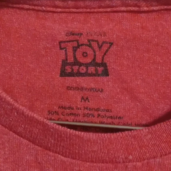 Mens Med T shirt Red Pizza planet Toy Story costume - Picture 3 of 3